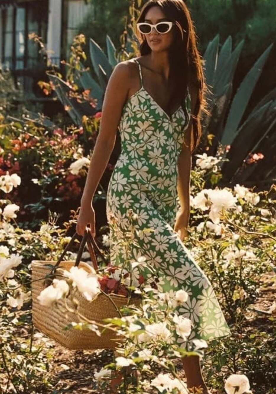 Skatie Sandy midi dress in Georgia print